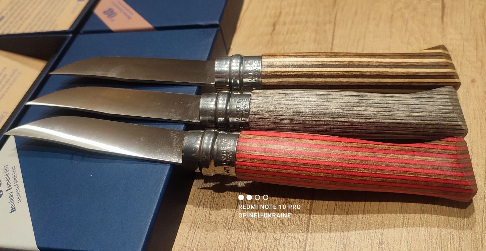 Нож Opinel 8 Inox Laminated 08 002390 002389 002388 подарочный лимитка