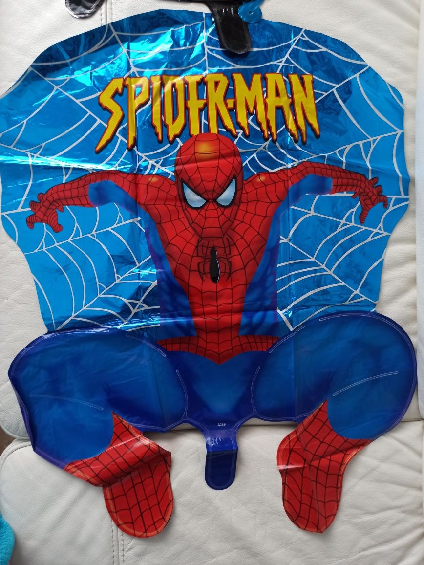 Balony foliowe na hel spiderman zestaw