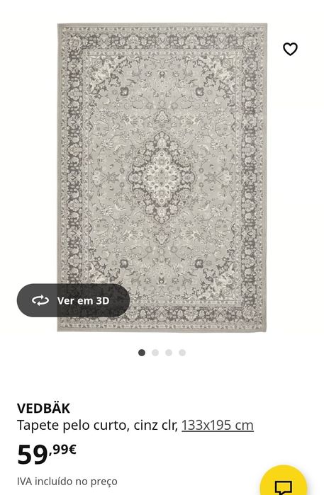 Tapete Ikea com padrão