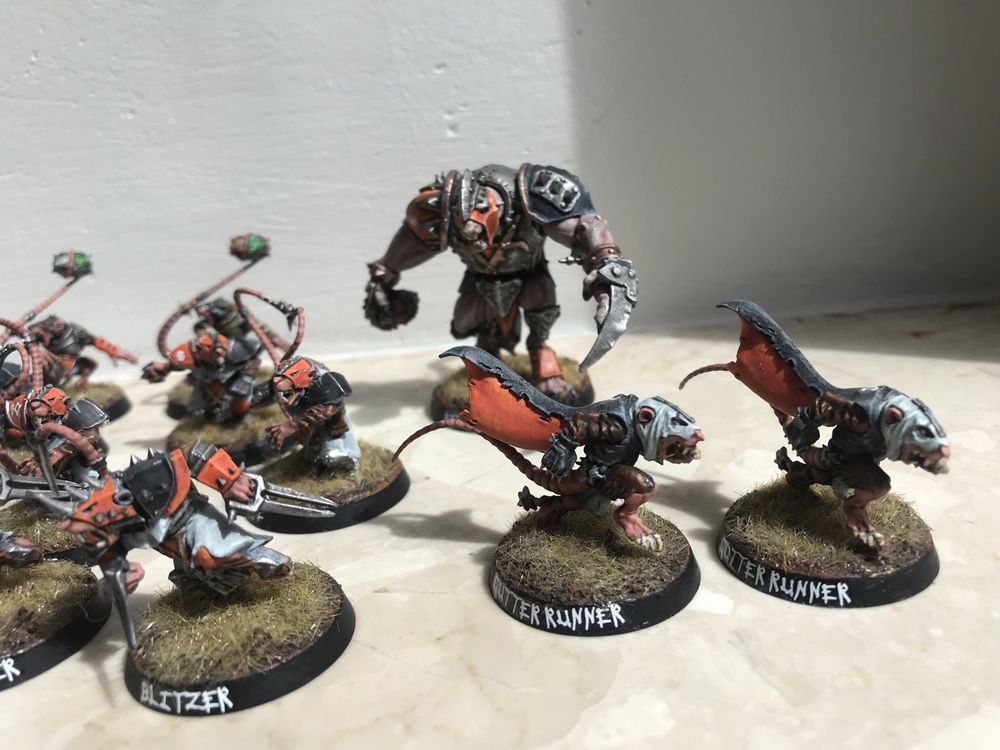 Blood Bowl Skaven + Rat Ogre