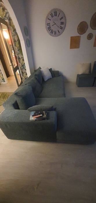 Sofá como novo remodelado.