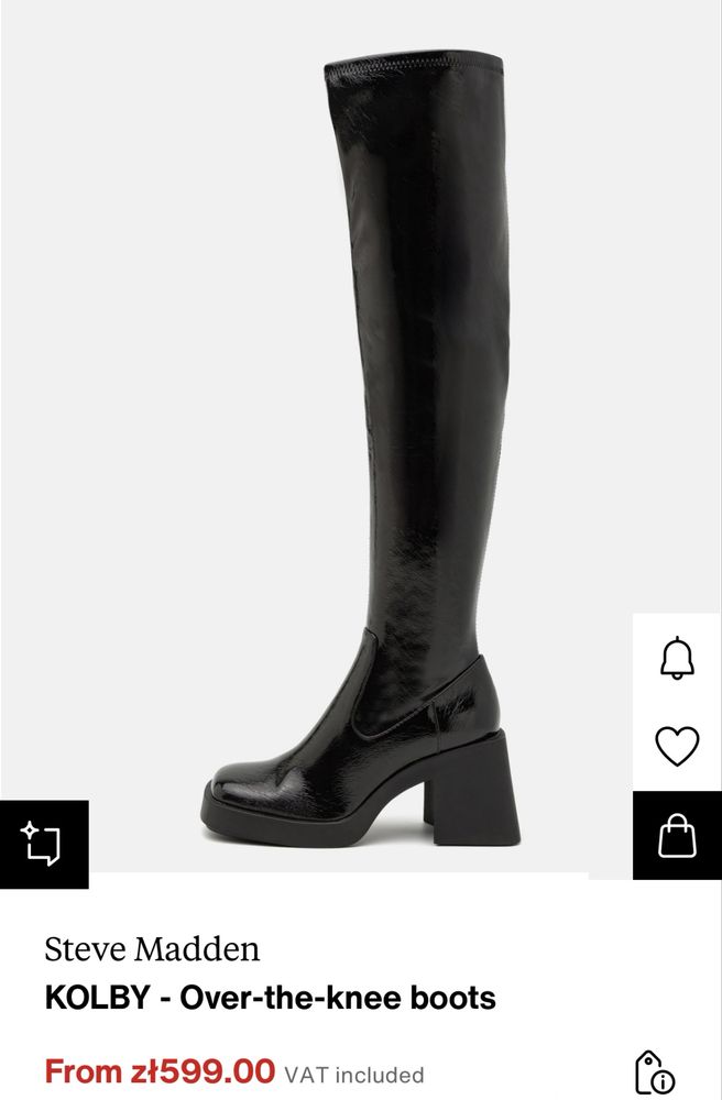 Нові ботфорти STEVE MADDEN 41 розмір