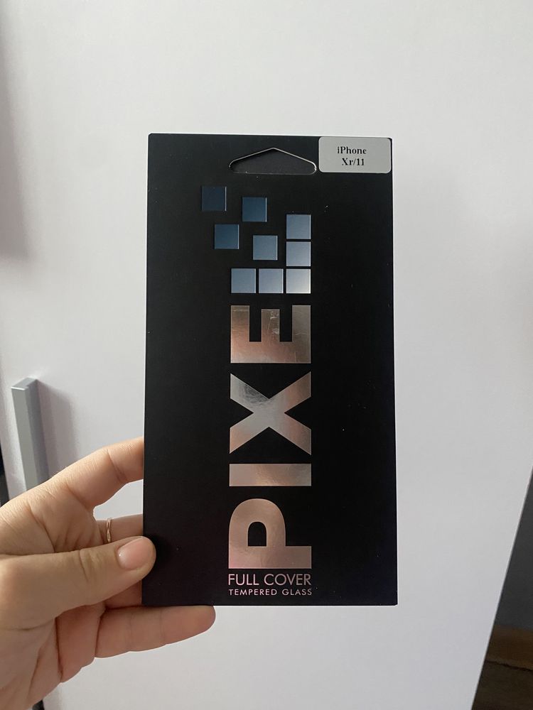 Захисне скло для айфон 11 (iPhone )Xr/11 ( black) PIXEL чехол, скло