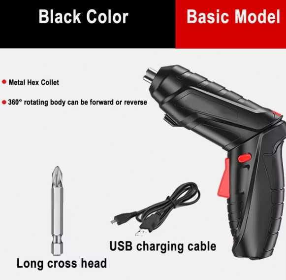 Wkrętak śrubokręt akumulatorowy - 1800mAh - mały rozmiar - mocny