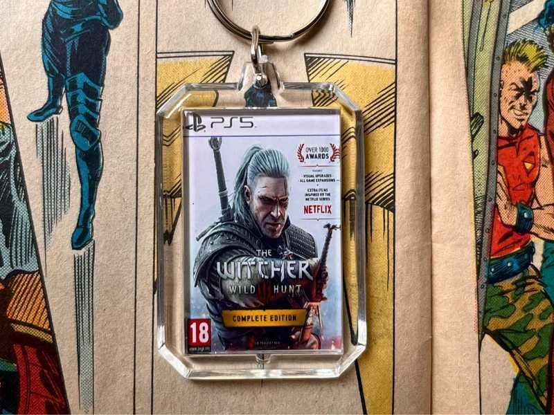 Brelok dwustronny Wiedźmin 3 Complete Edition - PS5