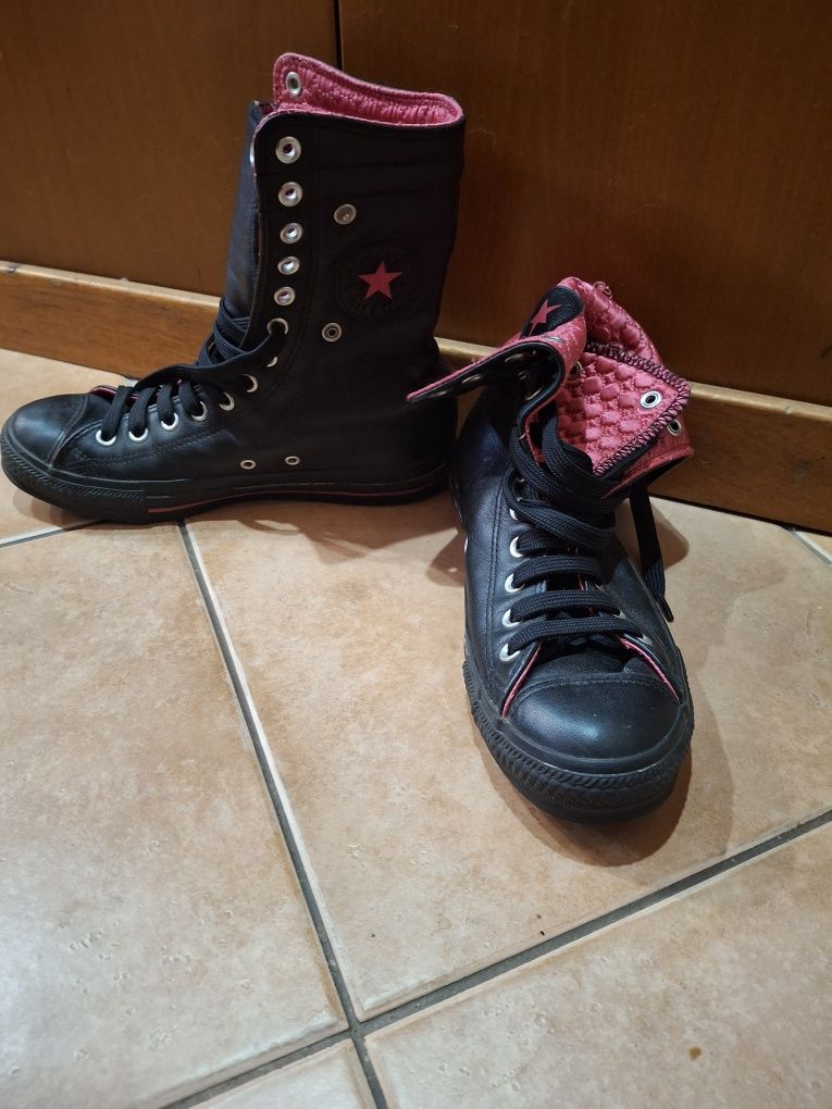 Sapatilha/Bota Converse Rare XHI 13  cano alto em couro Como Novas