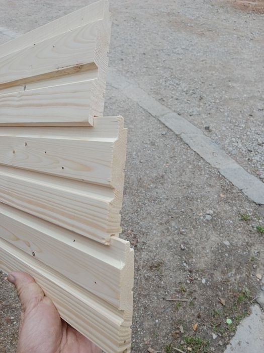 Deska elewacyjna Duo 18x121 świerk skandynawski dwustronna boazeria