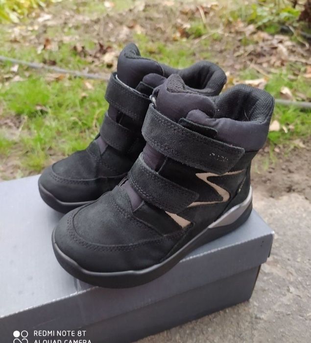 Ecco 27 ботинки на хлопчика зимові чоботи черевики сапоги взуття ессо