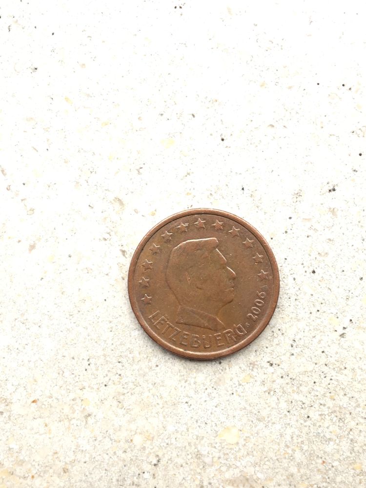 Moeda 5 cent Luxemburgo 2006 RARA