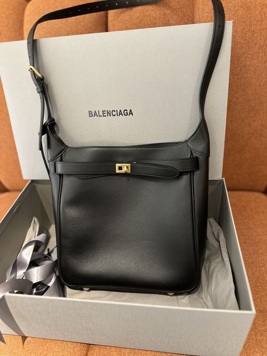 Balenciaga сумка   bel air small hobo bag in black