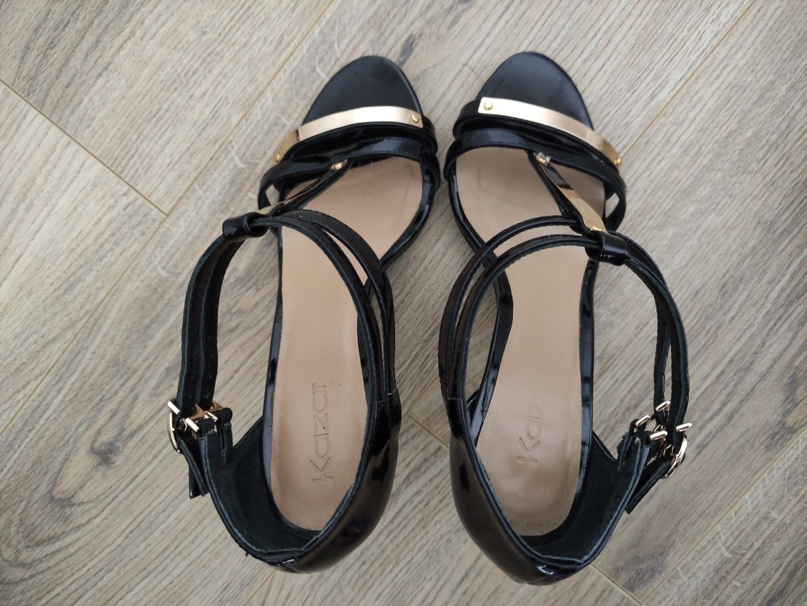 Buty Sandały Kazar rozmiar 36, 9cm obcas, wesele chrzciny komunia