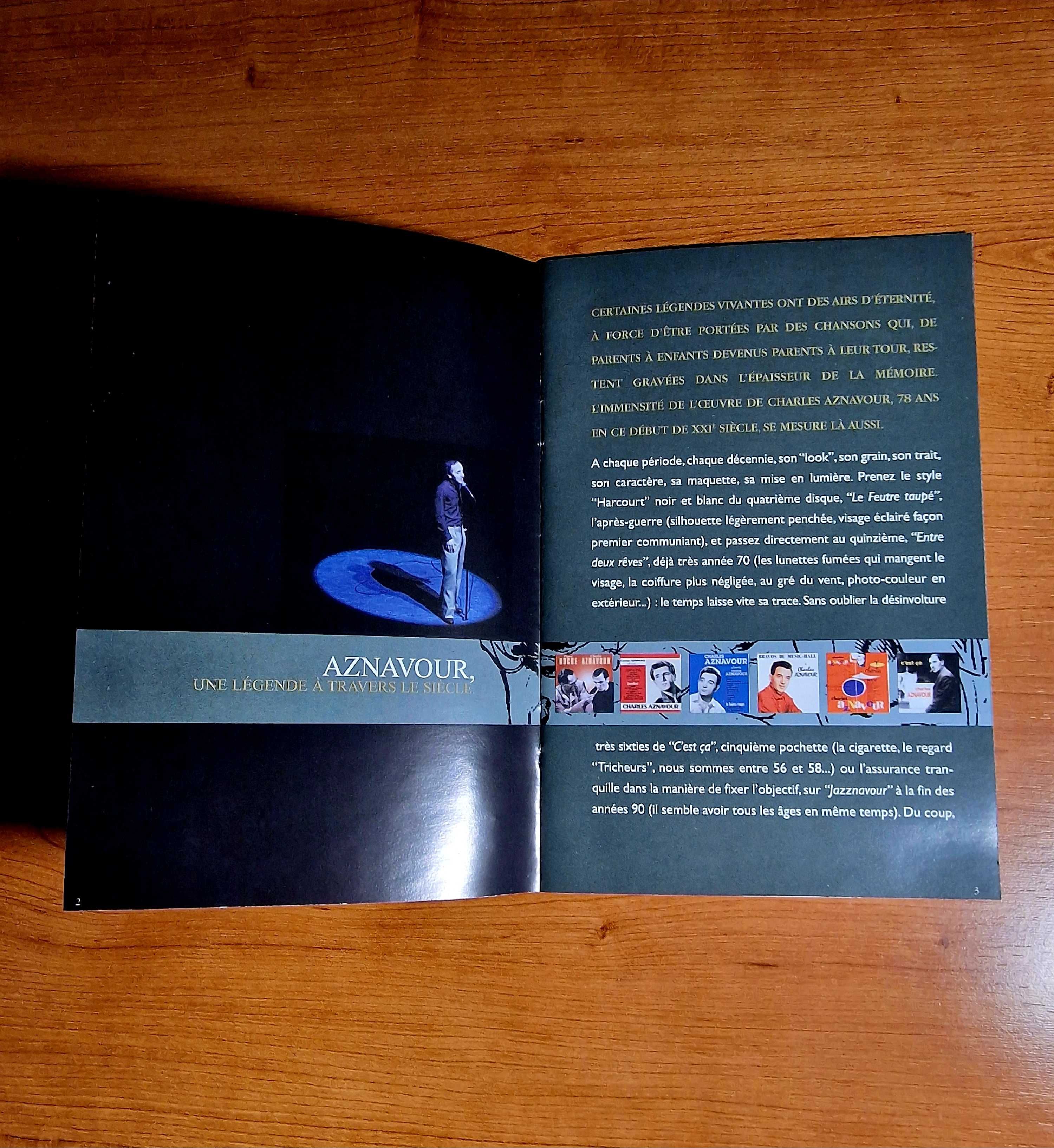 AZNAVOUR LIVE - Olympia 68/72/78/80 +Entrevista 75min /2dvds + Libreto