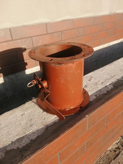 Заслонка воздушная круглого сечения