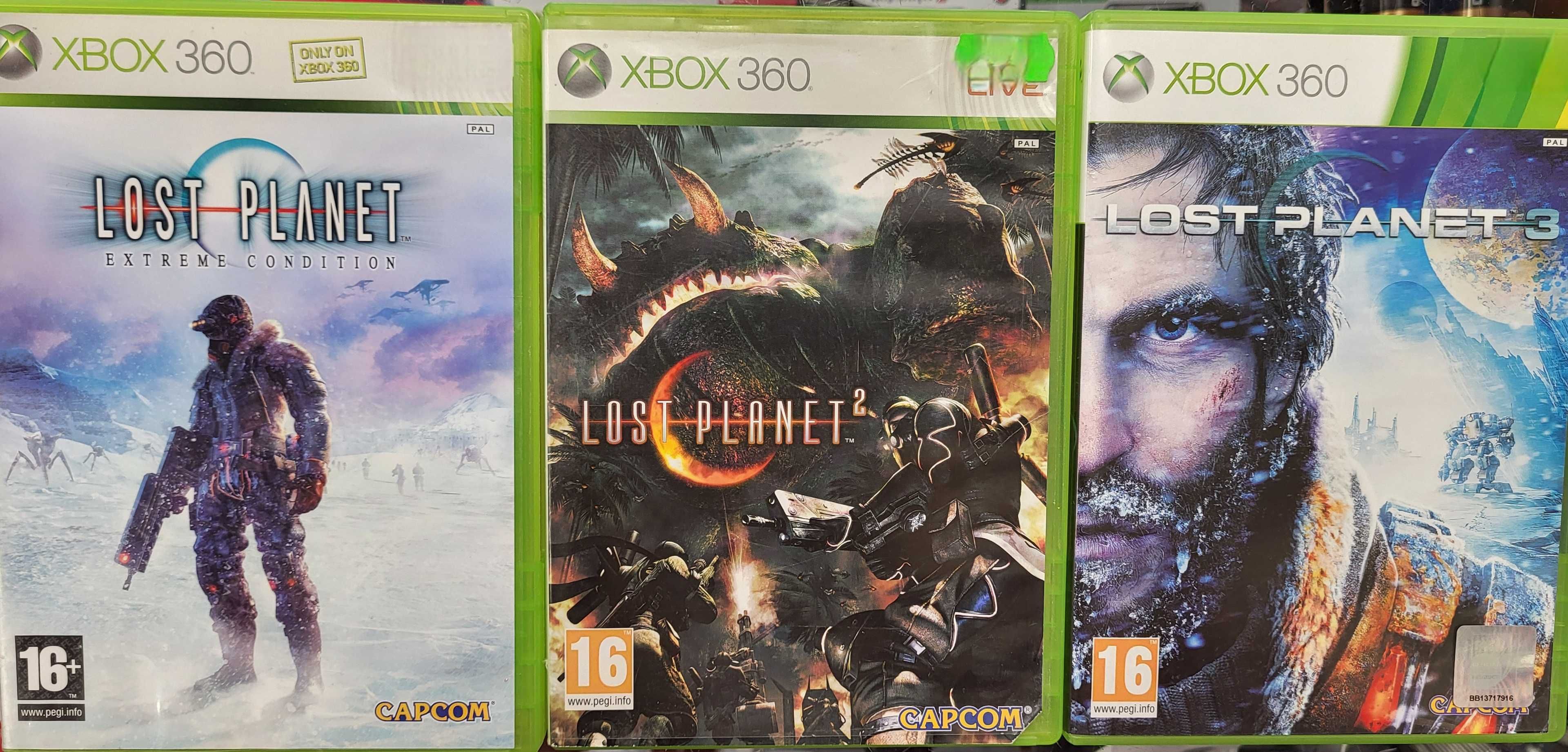 Lost Planet Trylogia Część 1, 2, 3 Xbox 360