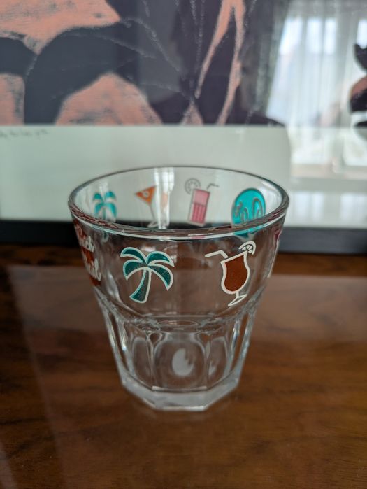Szklanka na koktajl do drinków retro