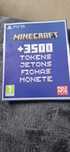 PS5 Minecraft 3500 monet / tokens /coins
