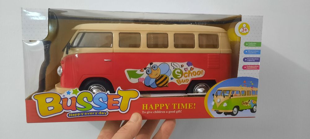 Bus set vw carrinha volkswagen t1 com luz, som e movimento