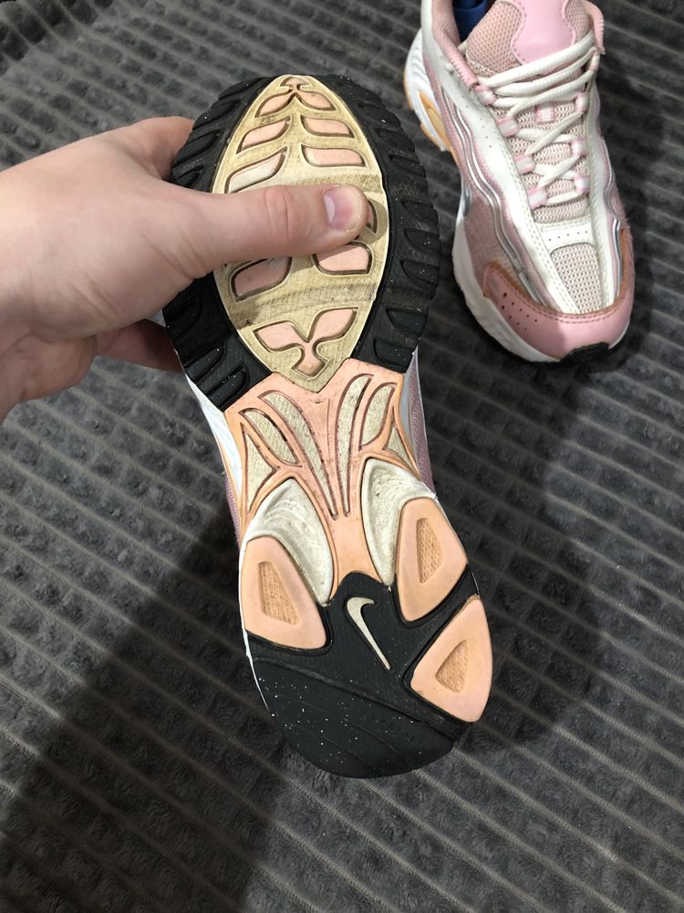 NIKE 2000год (36.5-37) 23-23.5см Jet Stream женские кроссовки розовые
