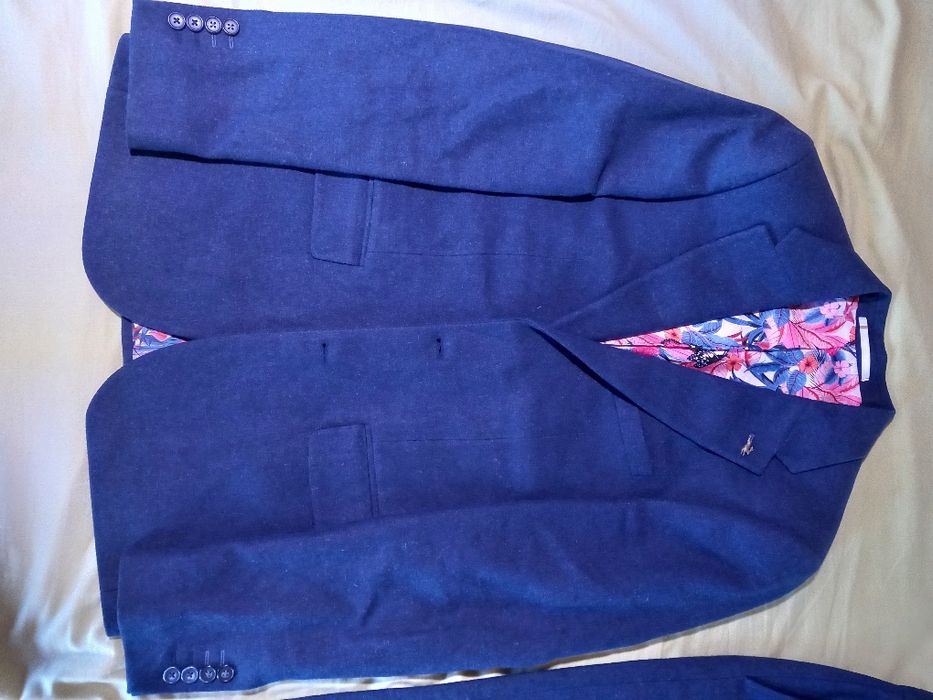 Conjunto Fato Alta costura Harry Brown Lã de Melano