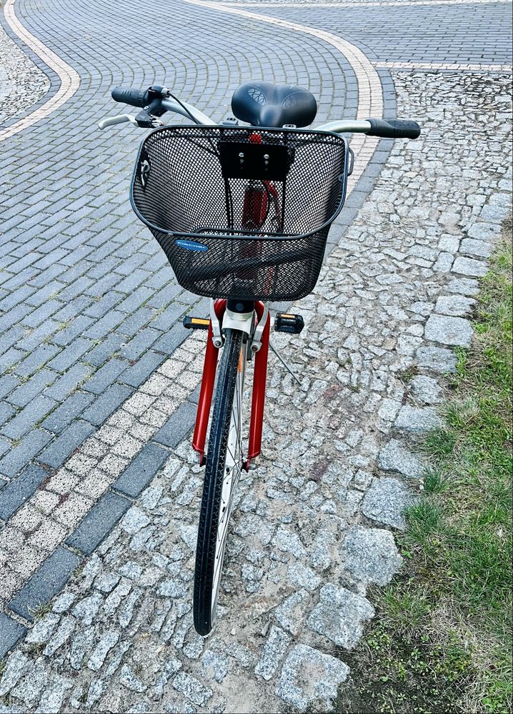 Rower BlackShox z koszyczkiem