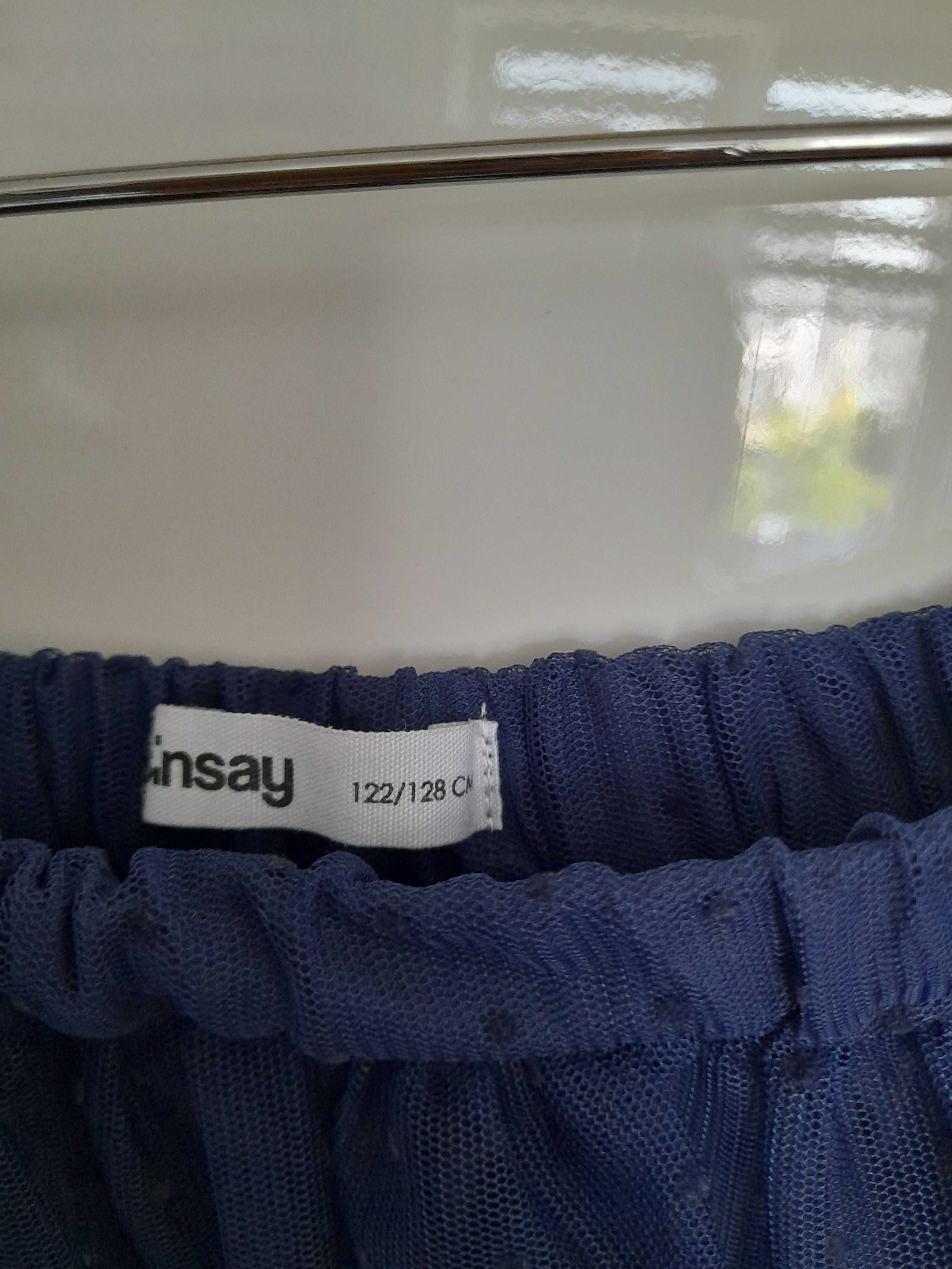 Granatowa spódniczka dziewczęca  Sinsay r. 122/128