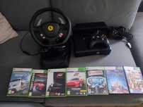 Xbox 360 konsola pad Kinect kierownica gry