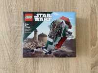 Nowe LEGO Star Wars 75344 Mikromyśliwiec kosmiczny Boby Fetta.