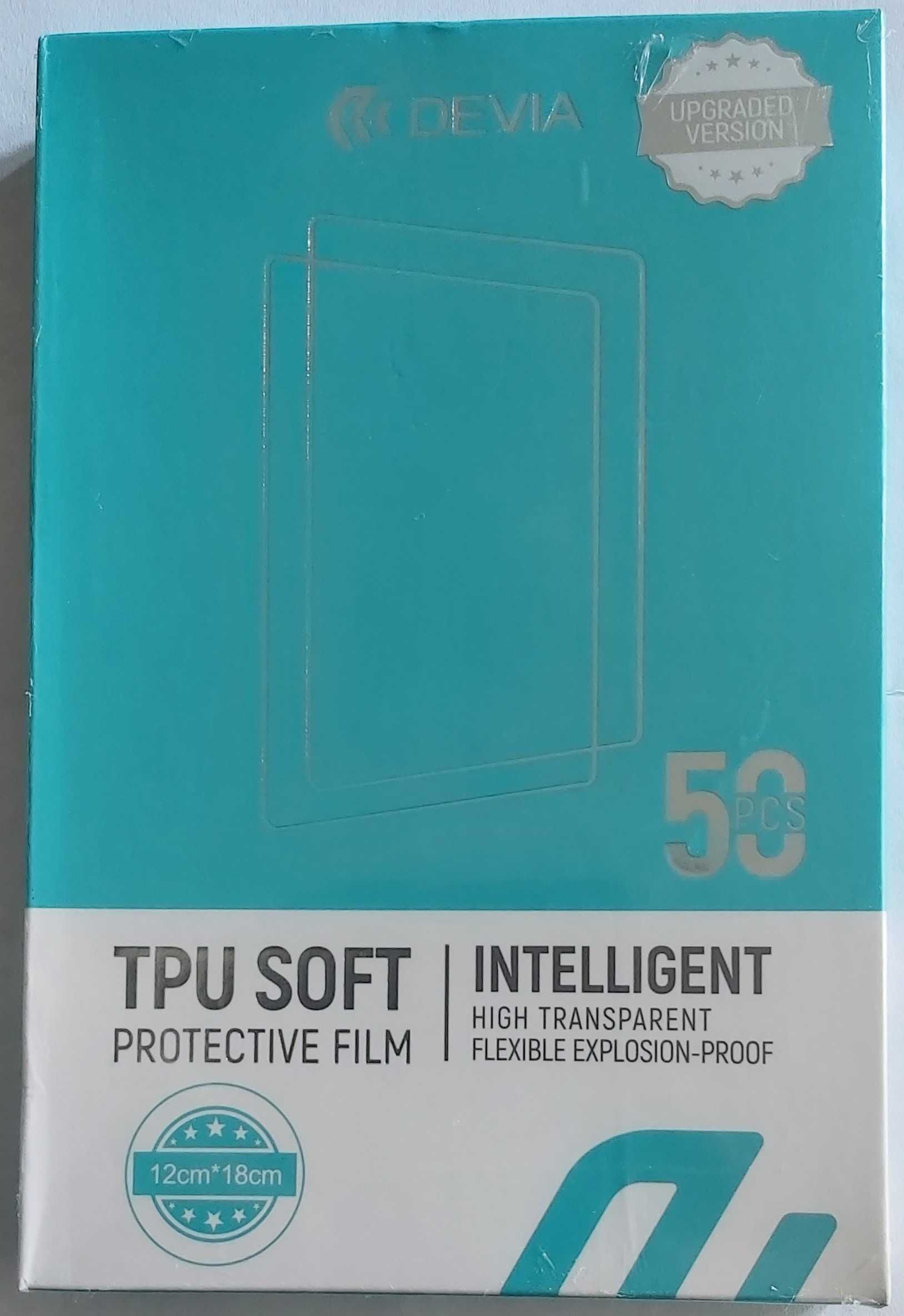 Pack Películas Protetoras Ecrã Tablet Hidrogel Devia até 10" (50 unid)