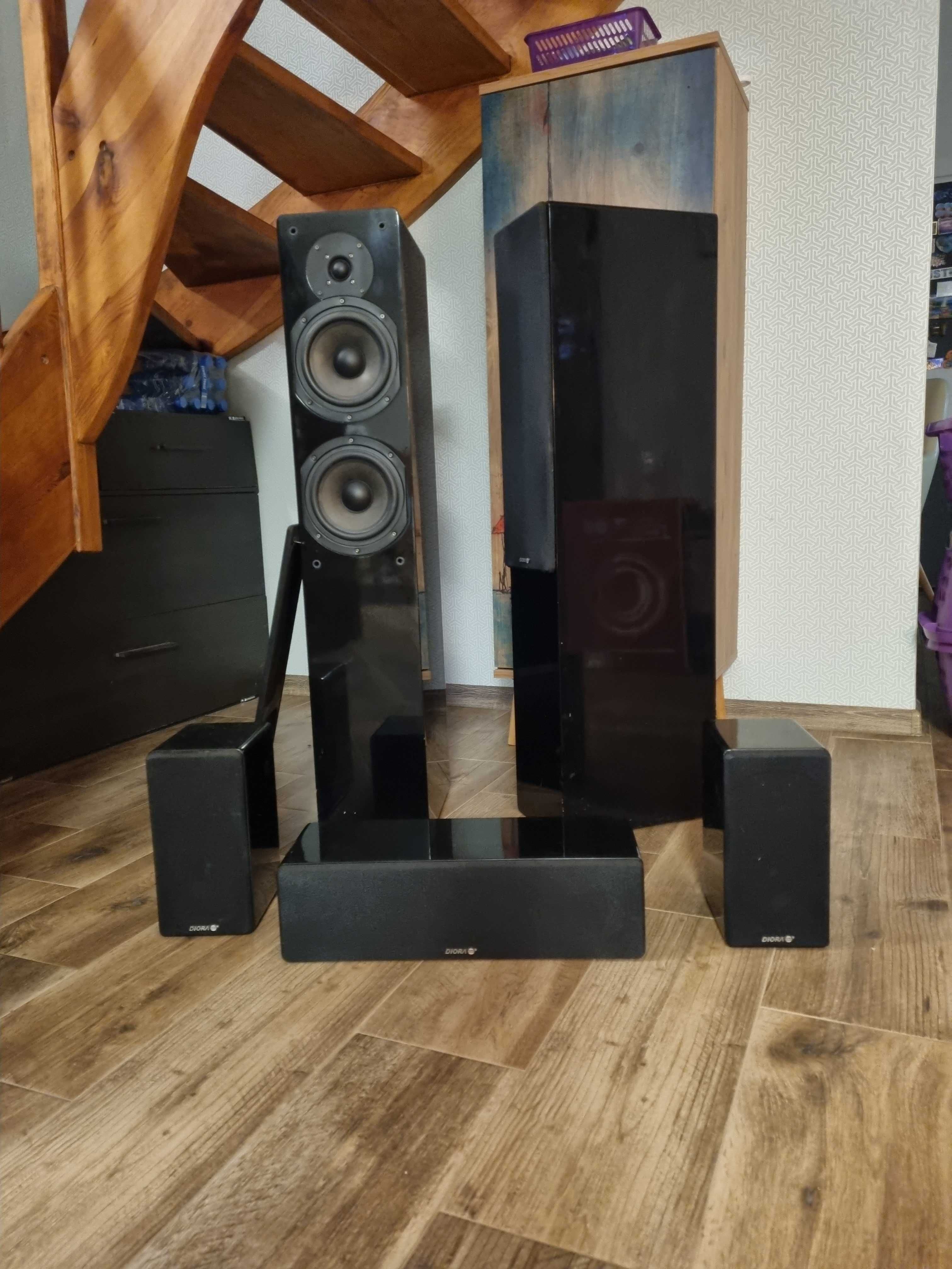 OKAZJA Głośniki kolumny podlogowe kino domowe stereo Diora Zgk 600f