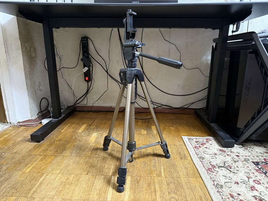 Штатив для телефону / камери з тримачем для смартфона