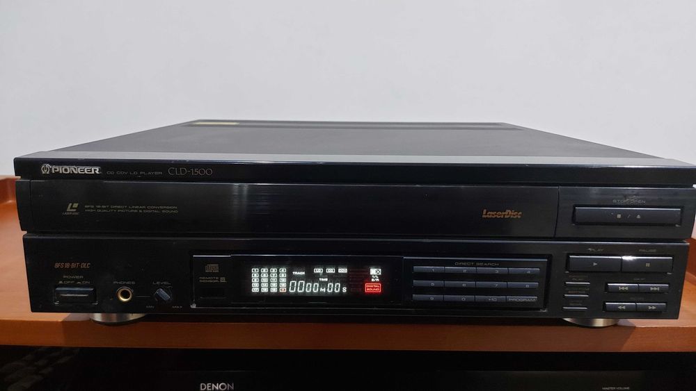 Leitor Pioneer CLD-1500 – LaserDisc / CD / CDV | Vintage