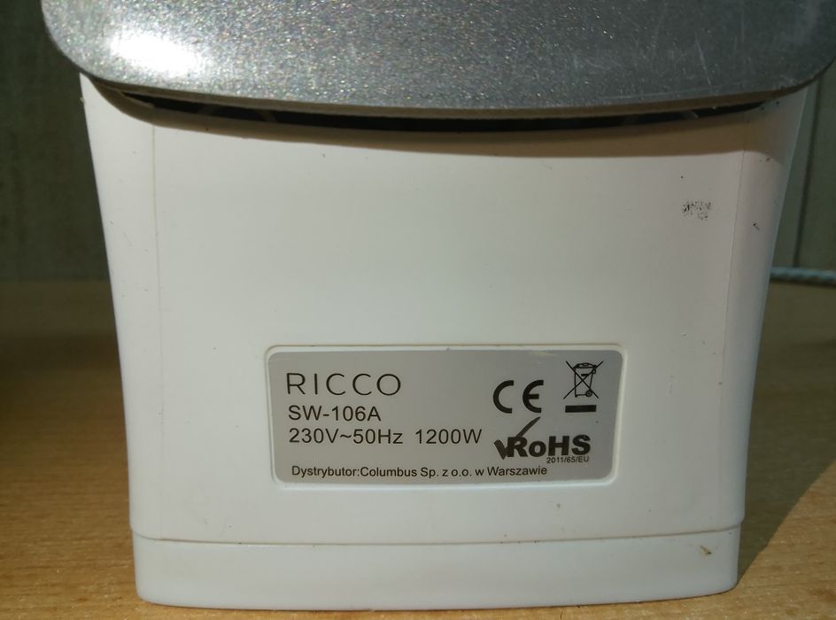 Żelazko parowe RICCO moc 1200W