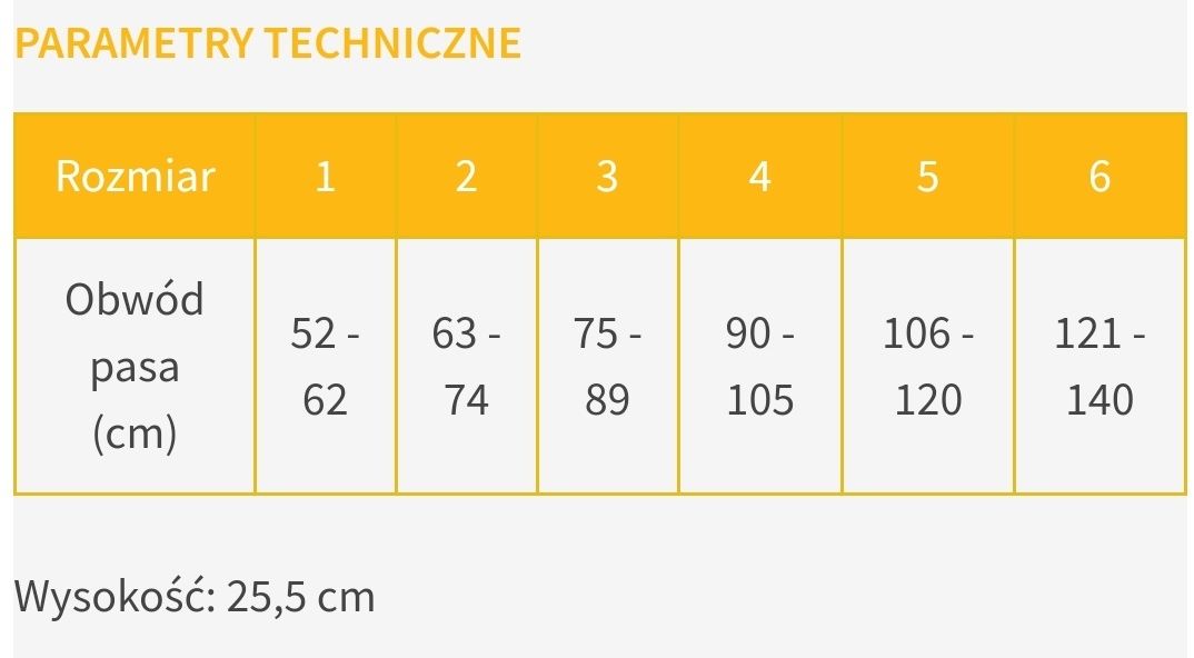 QMED Spinactive Gorset lędźwiowo-krzyżowy wg Williamsa rozmiar 5