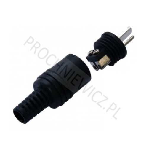 Wtyk głośnikowy na kabel DIN2 2sz+ Gniazdo głośnikow na kabel DIN2 2sz