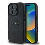 Guess etui MagSafe do iPhone 16 Pro Max pancerne mocne czarny