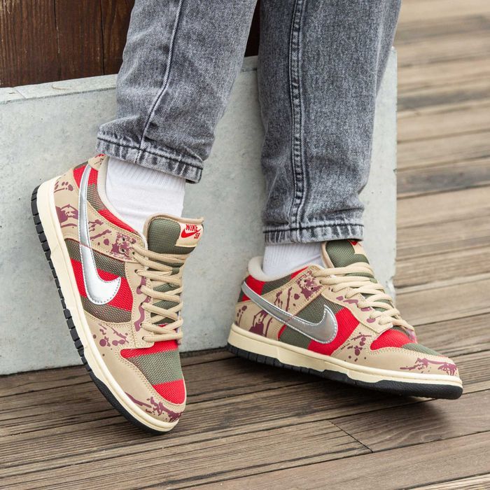 Чоловічі Кросівки Nike SB Dunk Low Freddy Krueger 41-45 Без Предоплати