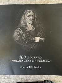 Znaczek 400 rocznica J Heweliusza