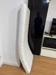 Colchão de espuma para cama de criança, branco, 1,60 x 70 x 10
