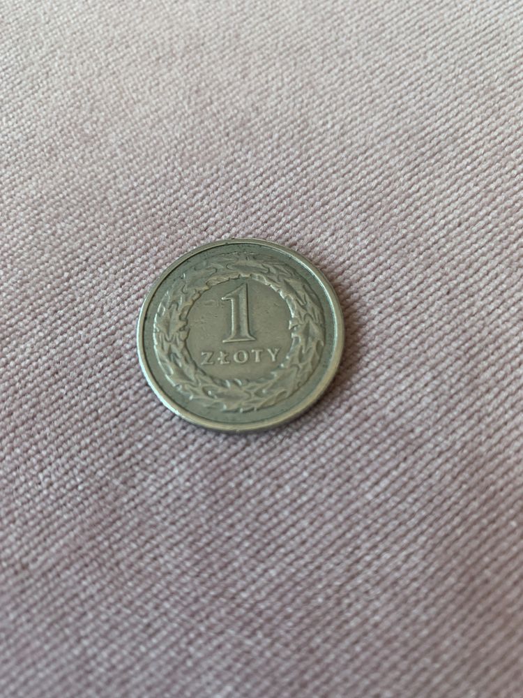 Moneta 1 złoty 1992 rok