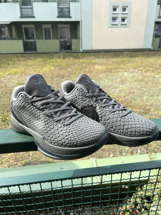 Buty do koszykowki Nike air zoom kobe 6 vi black mamba fade to black