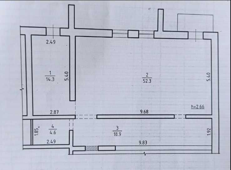 Продам торгово-офисное помещение, 9 мрн.