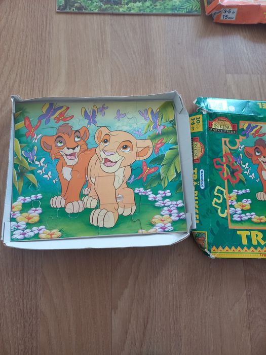 Puzzle drewniwne 3+ dla dzieci