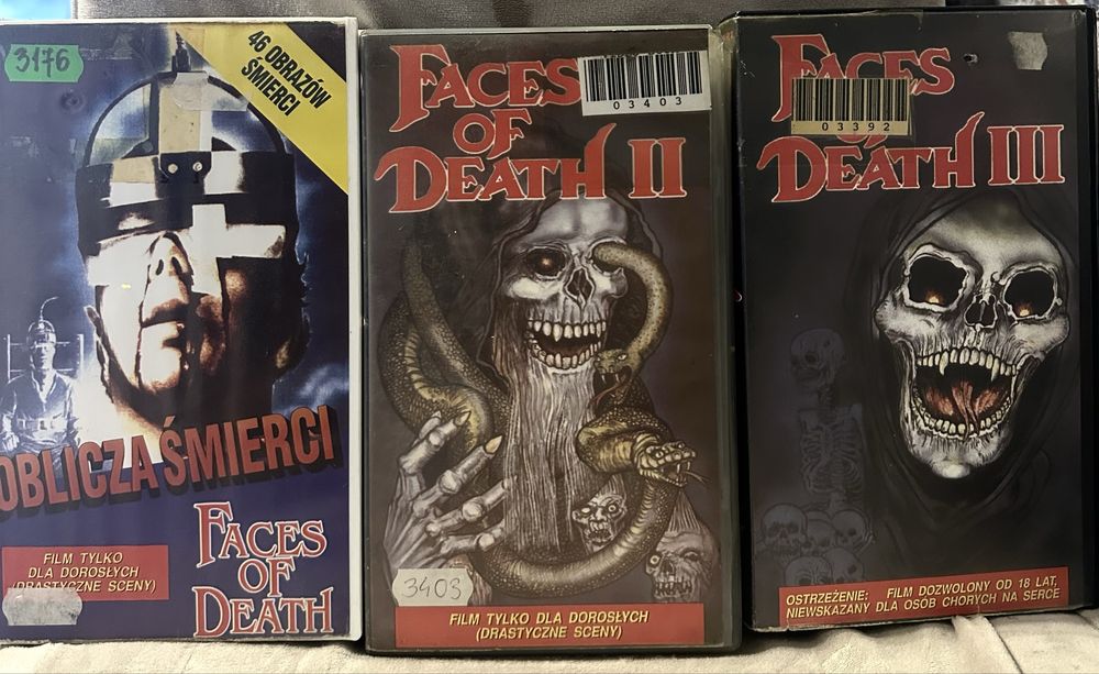 Oblicza Śmierci Kasety VHS