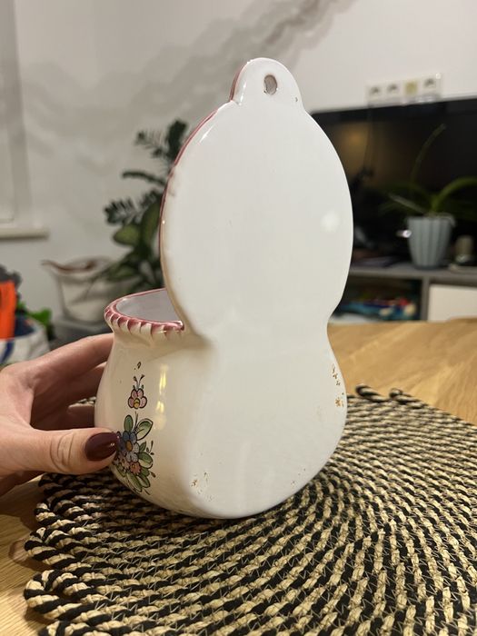 Емність керамічна для солі глек кашпо кераміка вінтаж Франція