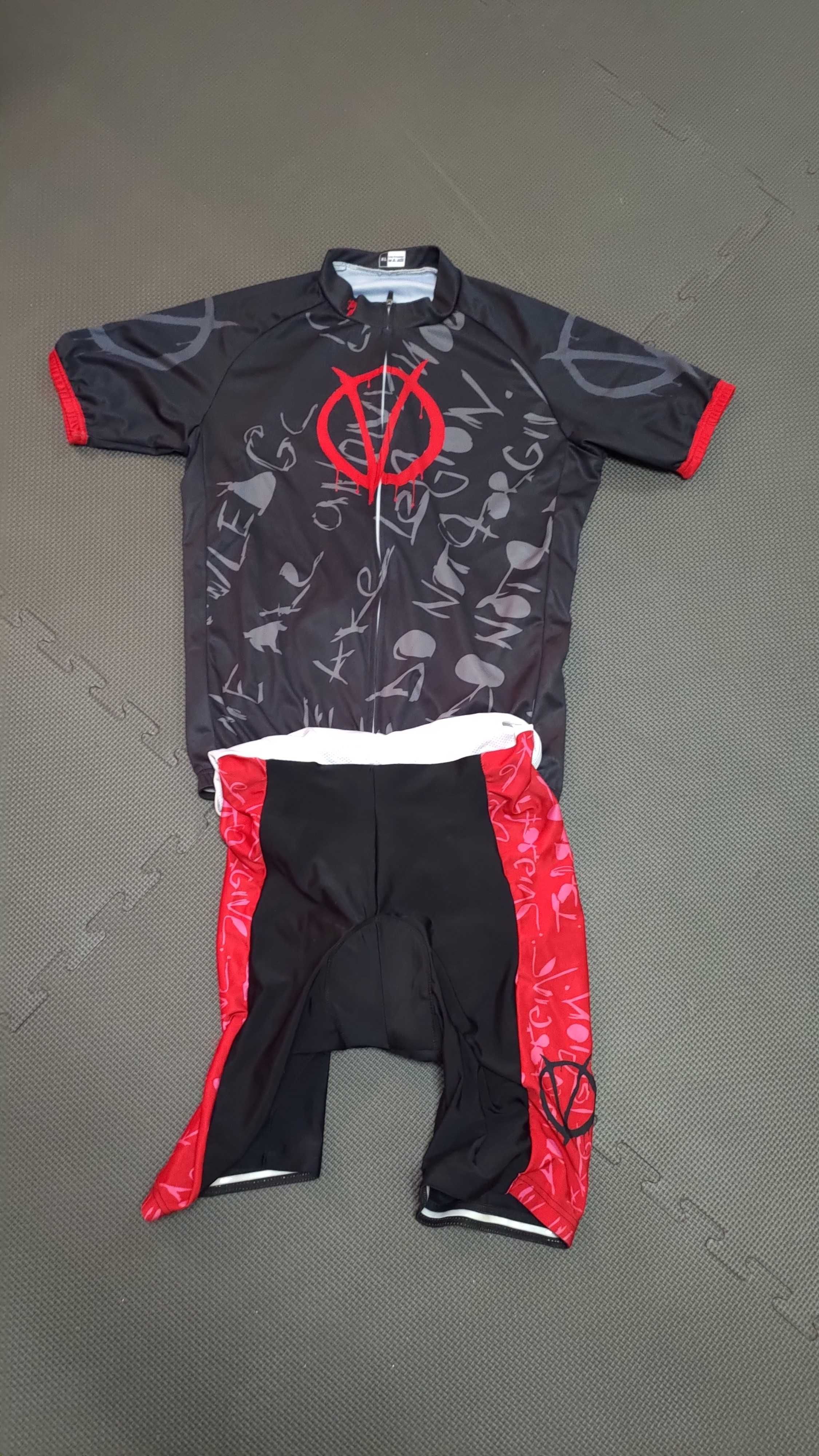 Jersey e calções ciclismo V de Vendetta