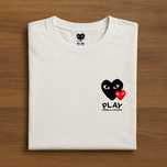 Футболка Play Comme des Garcons x Bape Новая базовая футболка