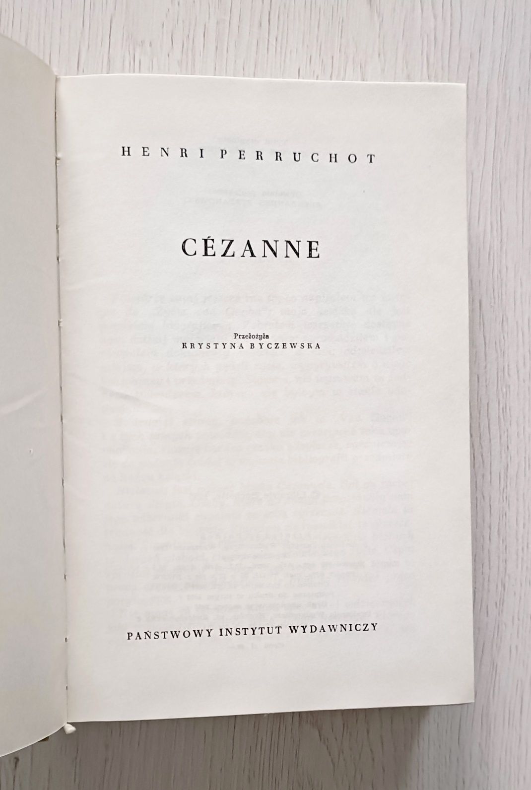 Biografie słynnych malarzy Perruchot Cezanne