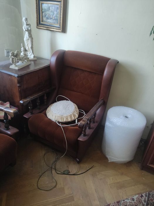 Komplet wypoczynkowy wersalka i dwa fotele