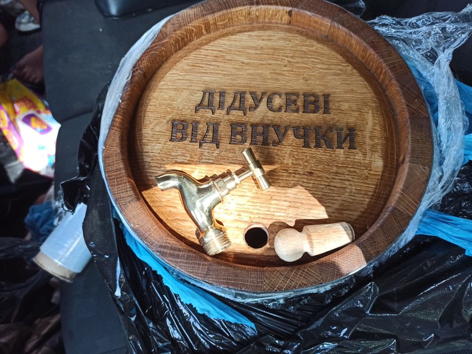 Бочка дубова бочонок власне виробництво бочка дубовая подарок 3-500л