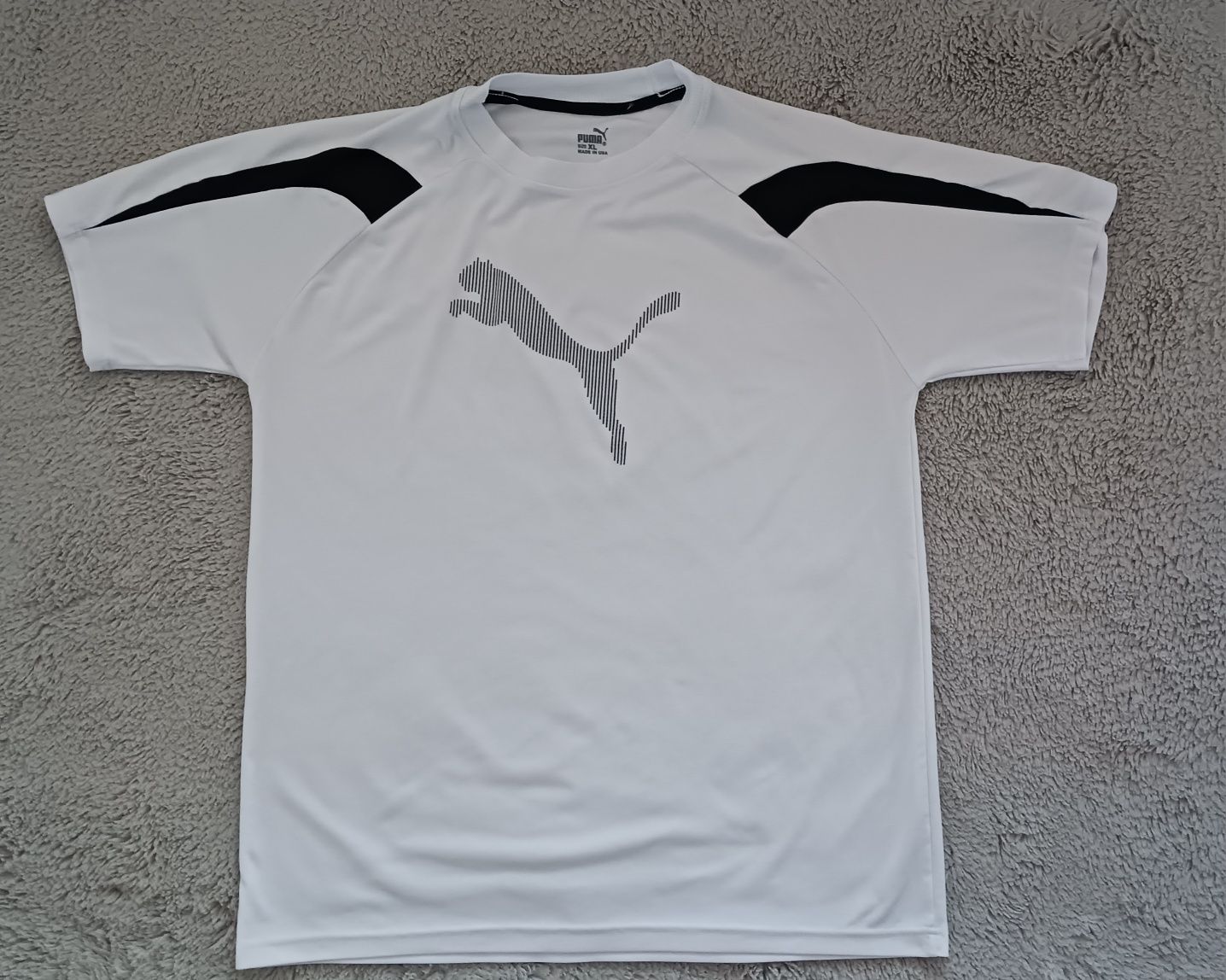 Męski sportowy biały t-shirt PUMA. Rozm. XL